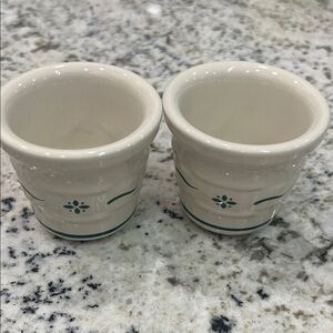 Longaberger traditional green cable holders